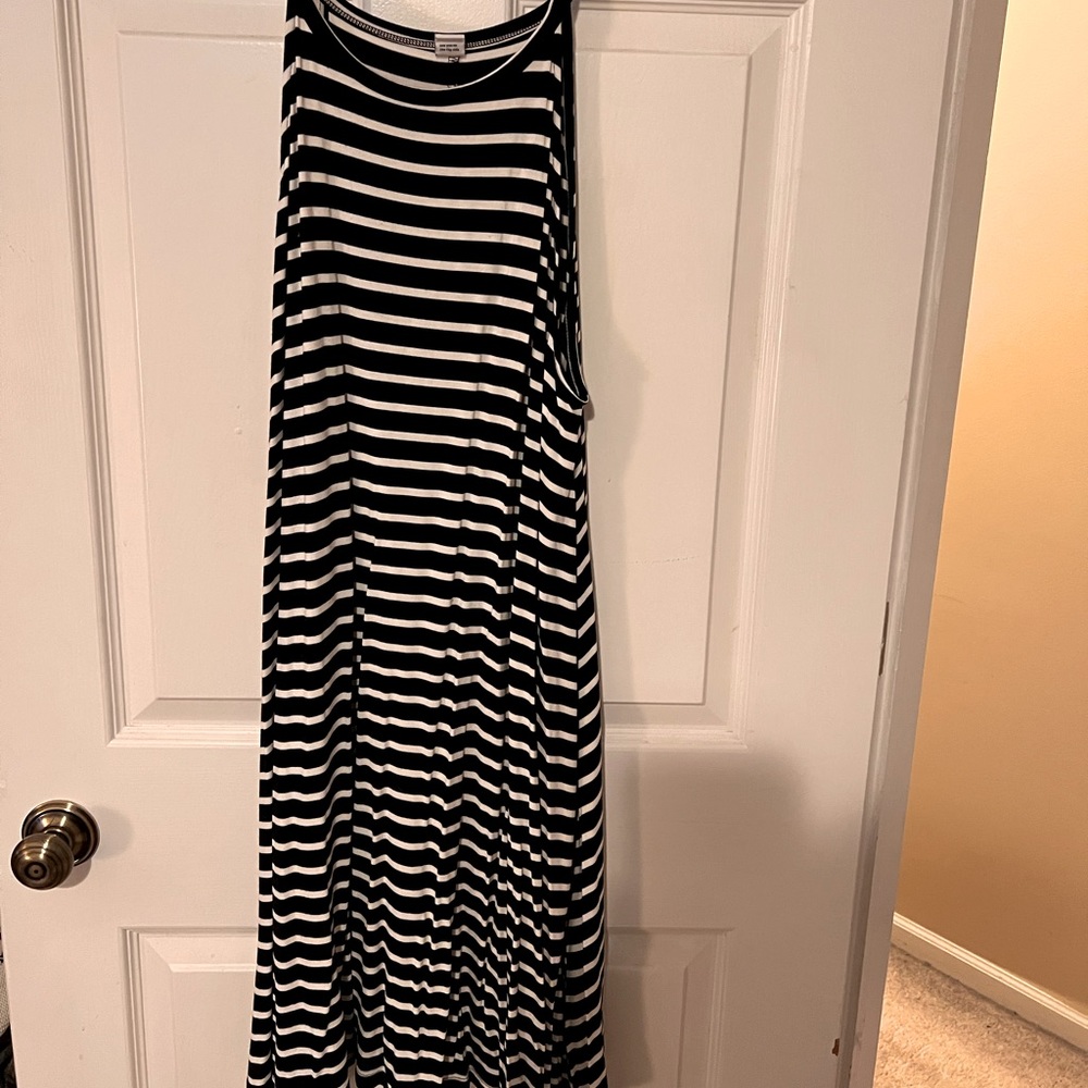 Old navy striped swing dress | XL